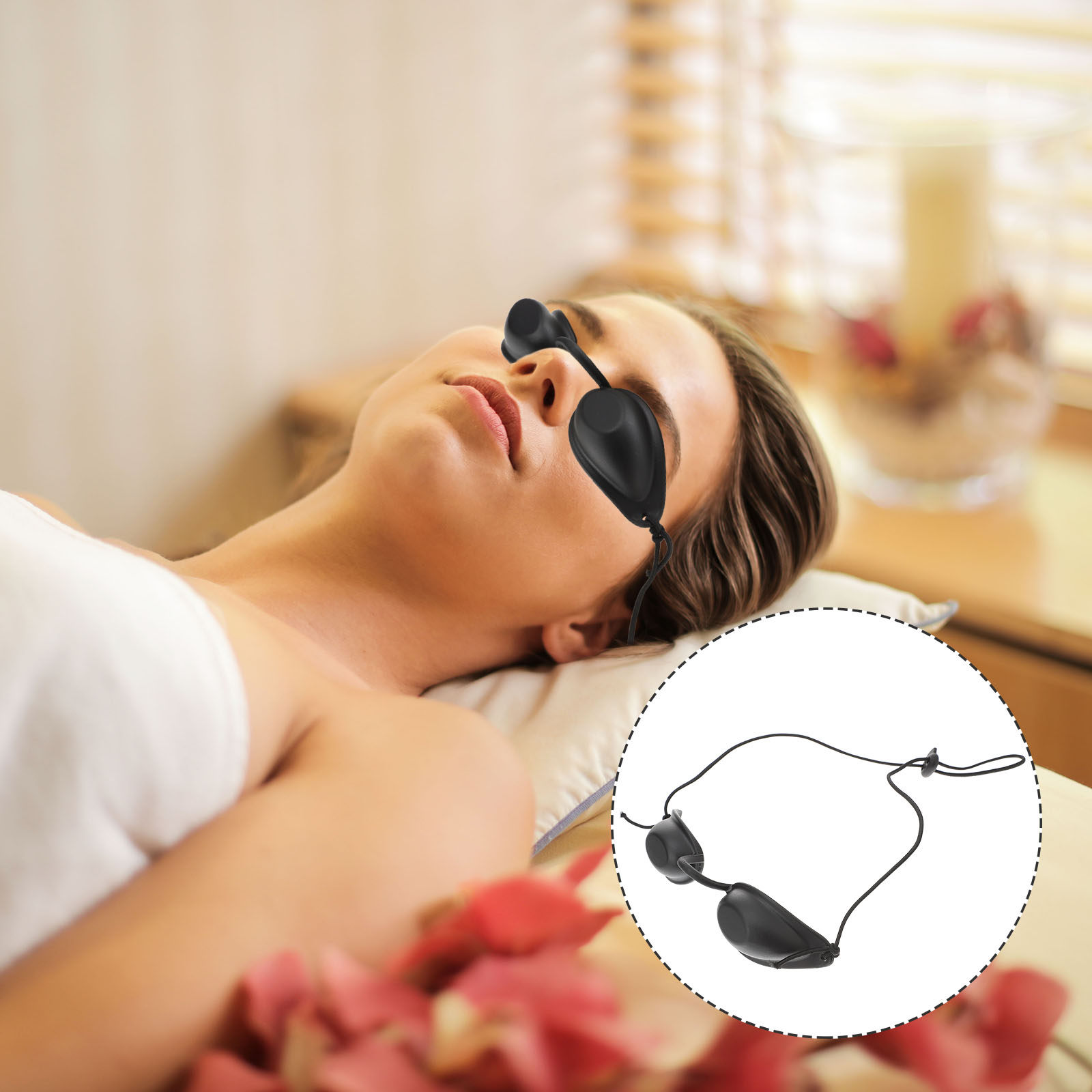 Light Therapy Glasses - Óculos de Segurança, Protetor Ocular, Óculos
