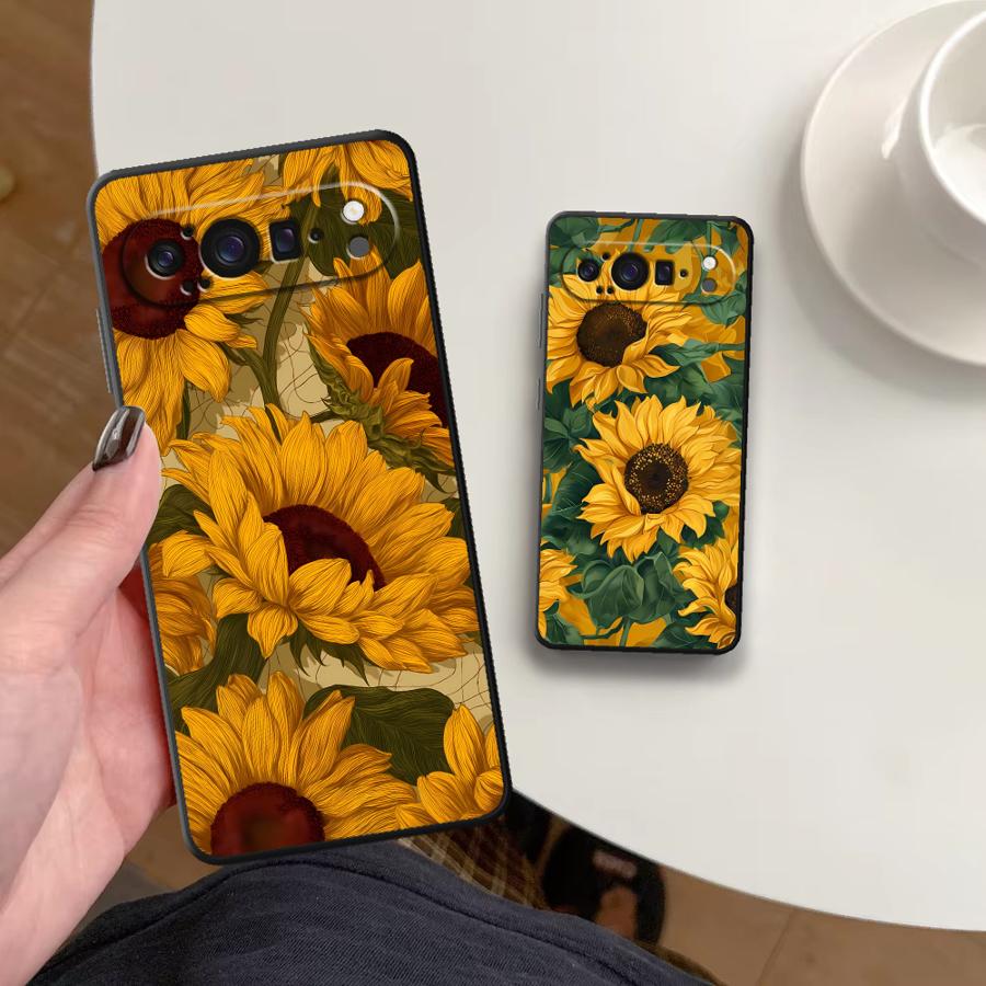 Google Pixel 9 Pro - Capa de Telefone Sunflower Sea Funda