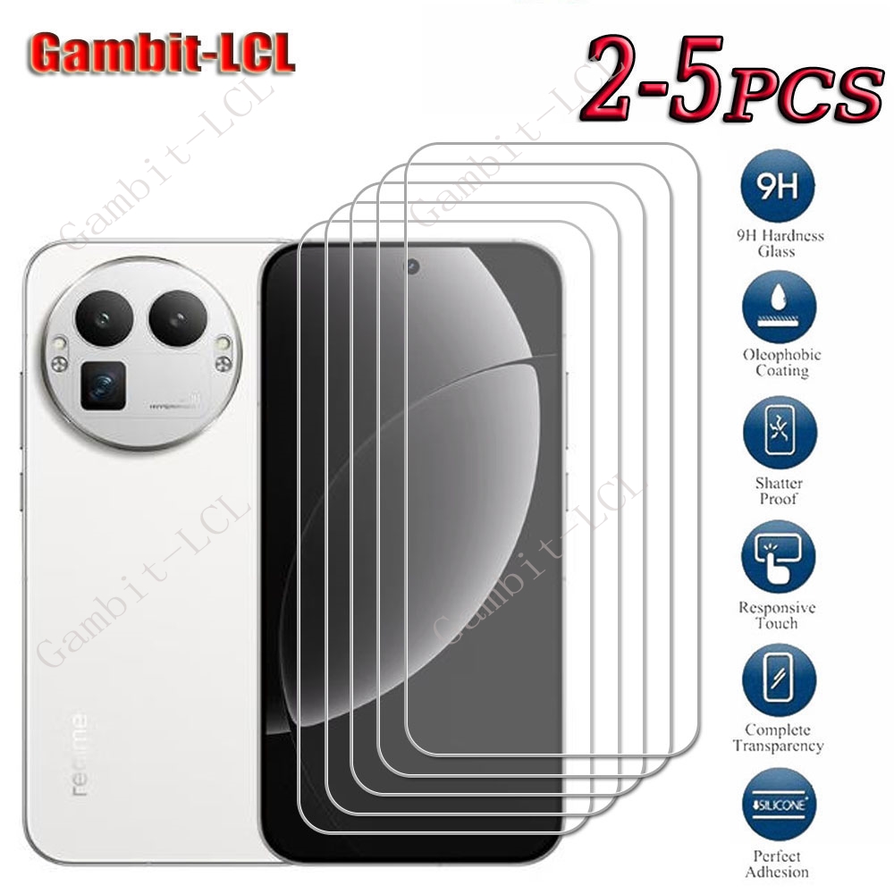 2-5 pçs 9h hd vidro temperado  - Realme Gt 6 avaliação e preço